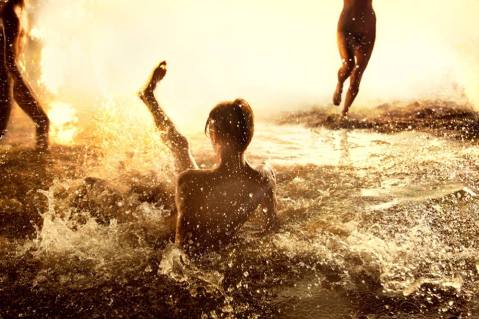 Ryan McGinley, Flash Flood (Gold), 2012