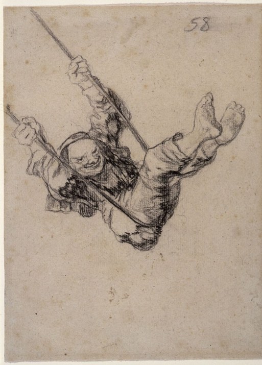 Francisco Goya - Old Man on a Swing, Bordeaux