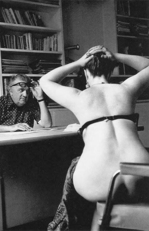Federico Fellini casting actresses for the film -Casanova-- Paris- 1975.jpg